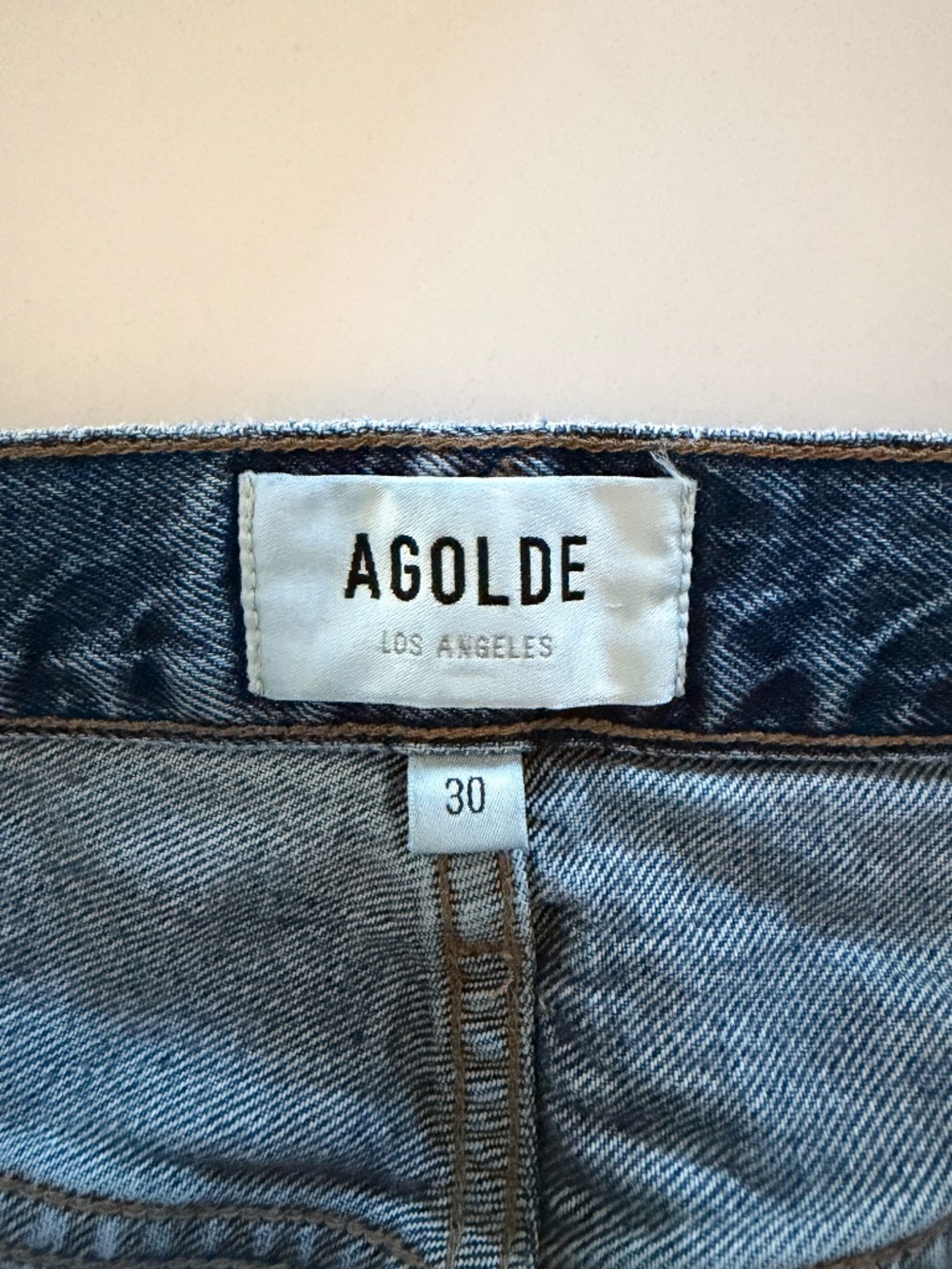 Agolde Riley High Rise Straight Crop Jeans - Picture 2 of 2